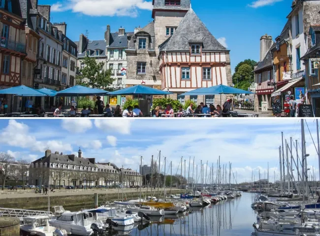 Villes de Quimper et de Lorient